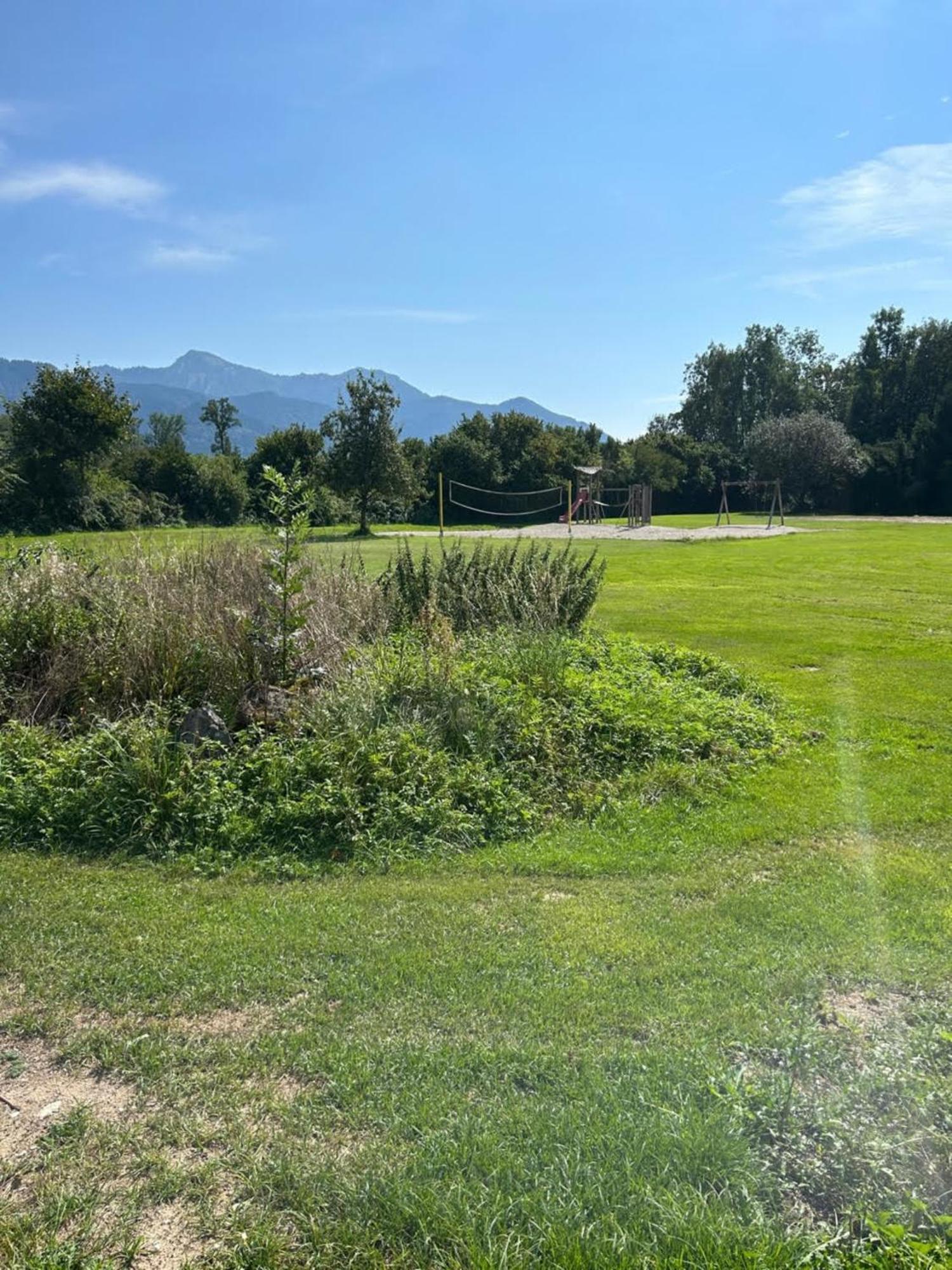 Gabi Mit Pool Und Sauna Übersee Exteriér fotografie